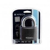 Замок висячий Apecs PD-01-63-Blister